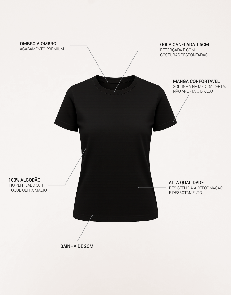 Camiseta Feminina Essencial