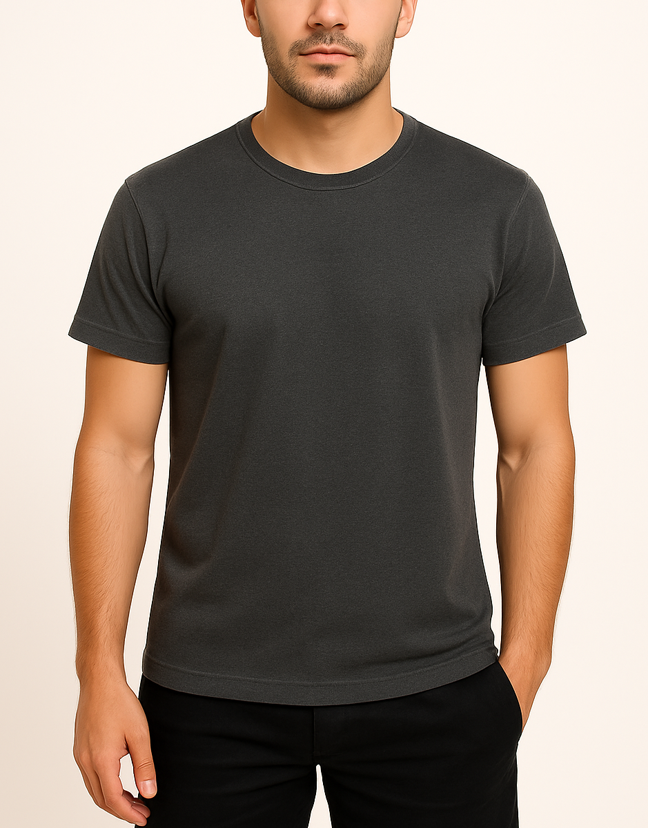 Camiseta Masculina Básica Casual 100% Algodão
