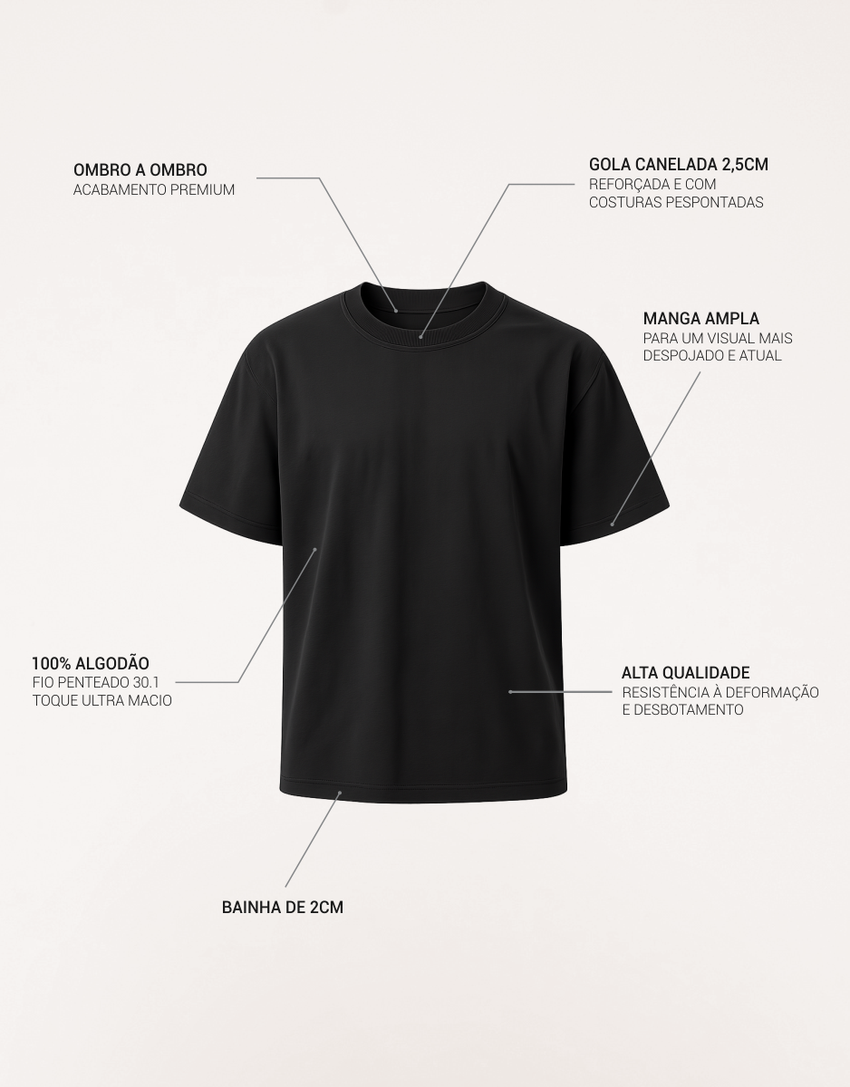 Camiseta Streetwear Masculina