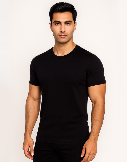 Camiseta Masculina Algodão Egípcio c/ Elastano