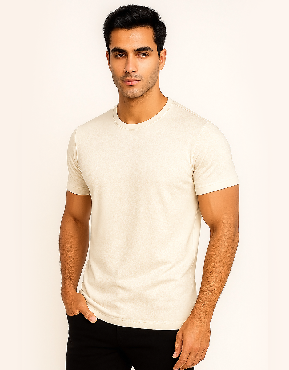 Camiseta Masculina Algodão Egípcio c/ Elastano
