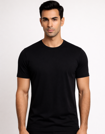 Camiseta Masculina Algodão Egípcio c/ Elastano