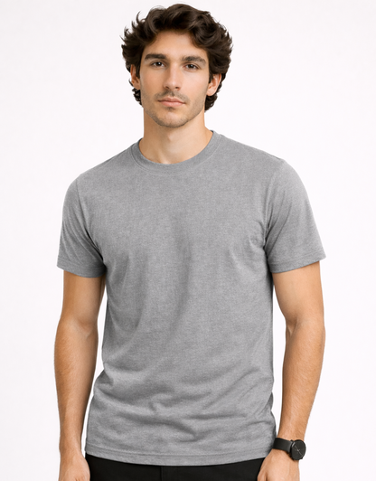 Camiseta Masculina Básica Casual 100% Algodão
