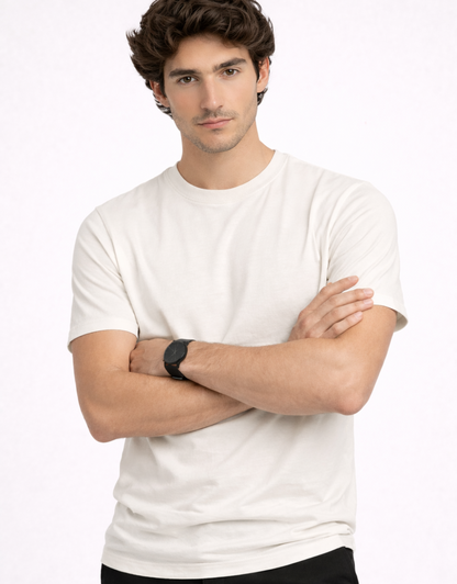 Camiseta Masculina Básica Casual 100% Algodão