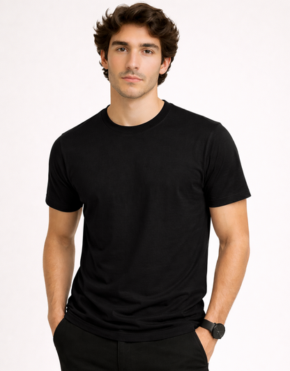 Camiseta Masculina Básica Casual 100% Algodão