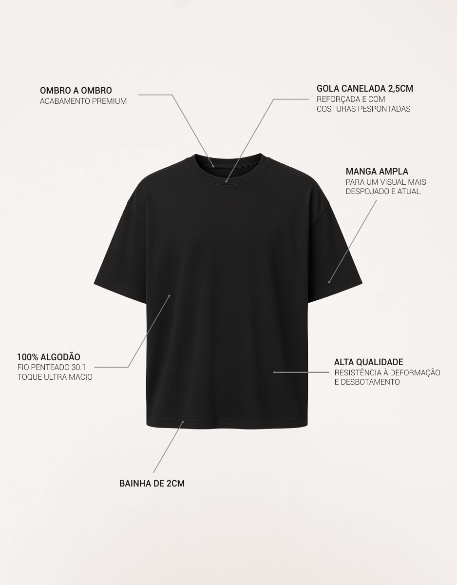 Camiseta Oversized Masculina